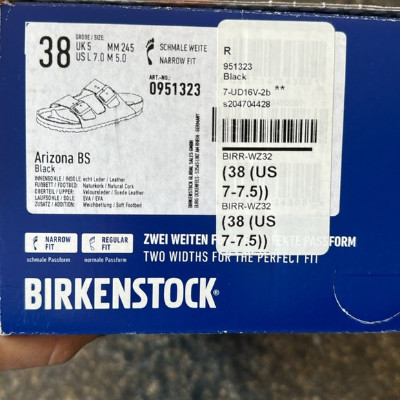 Birkenstock Arizona Soft Foot bed in black suede - Picture 7 of 8